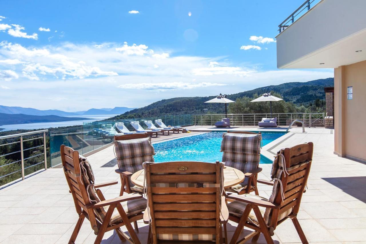 Alivia Lefkas Luxury Villas Apolpaina Exterior foto
